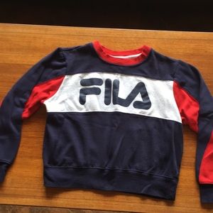 Fila crew neck sweatshirt.